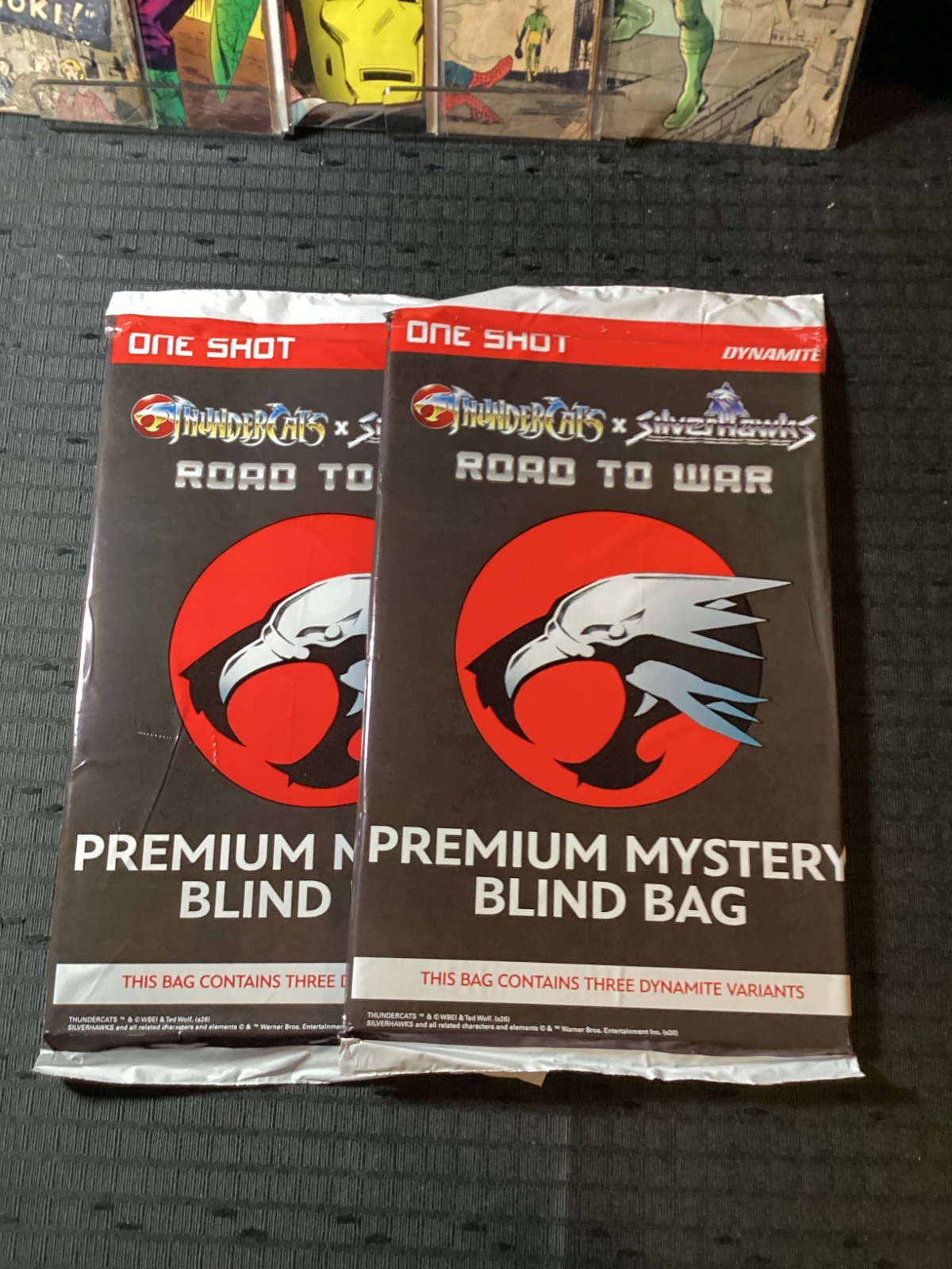 2 Packs THUNDERCATS X SILVERHAWKS ROAD TO WAR (ONE SHOT) COVER F BLIND BAG VAR