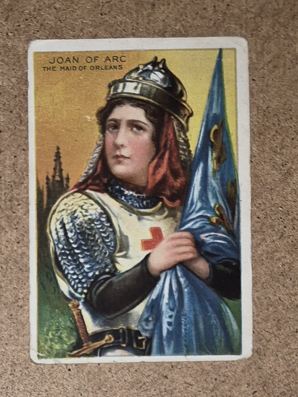 1911 Royal Bengals Cigars T68 Heroes History Joan Of Arc Vintage Tobacco Card