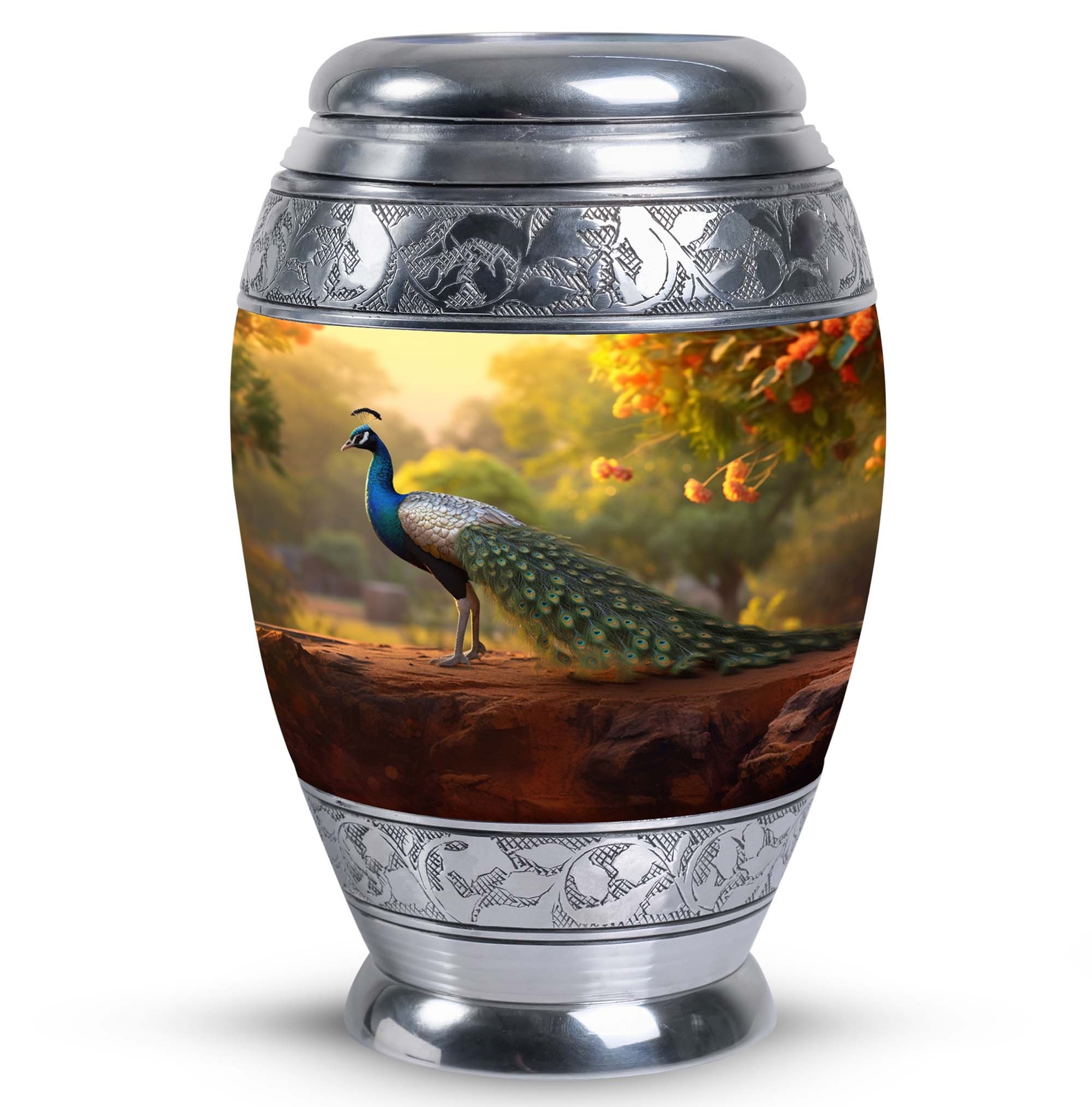 Memorial Souvenir – Peacock Urn, Cremation Solution For Memorial Keepsake Memorial Souvenir – Peacock Urn, Cremation Solution For Memorial Keepsake