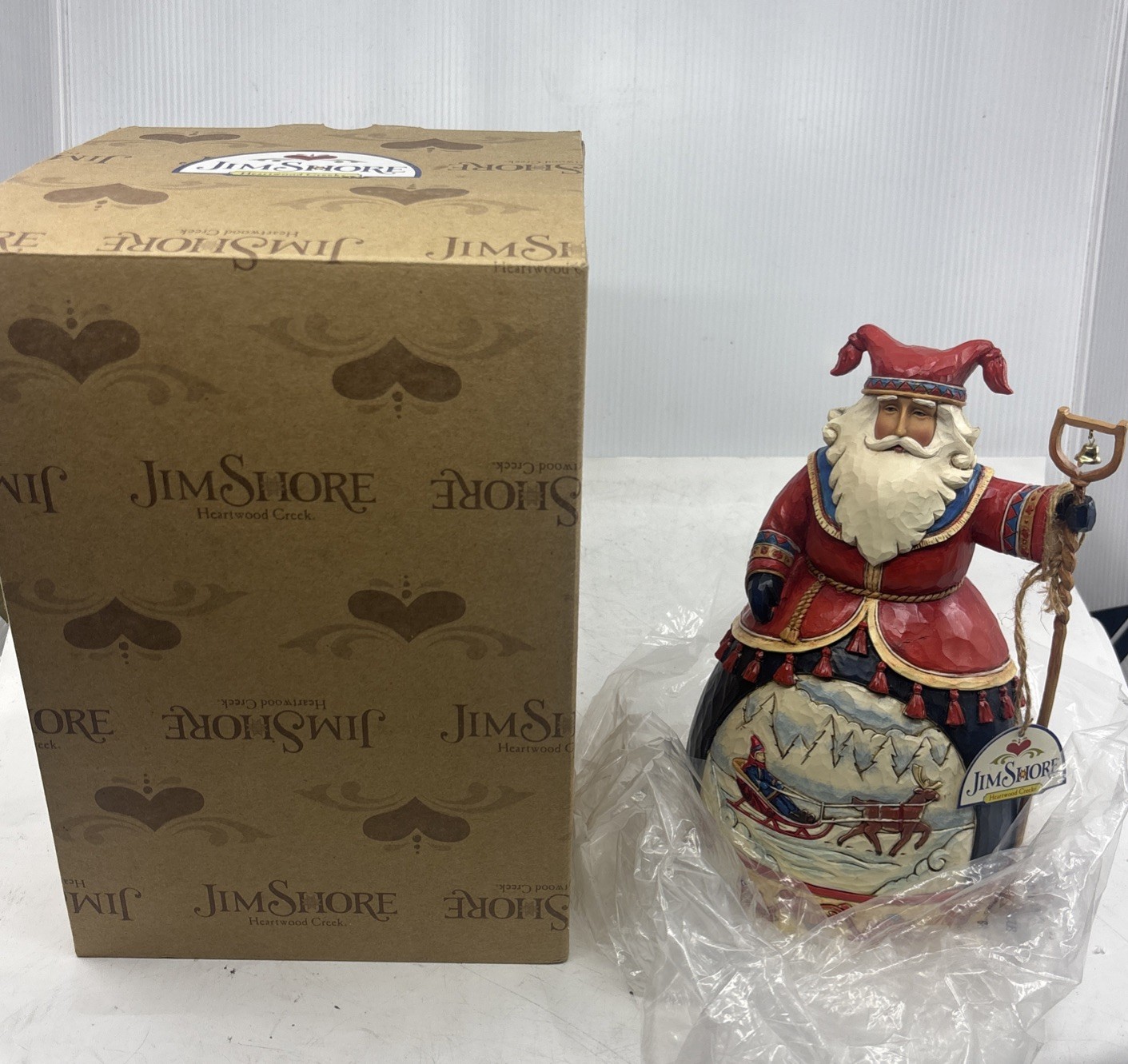 Jim Shore Dashing to a Merry Celebration Figurine 2012 4025842 Heartwood Creek