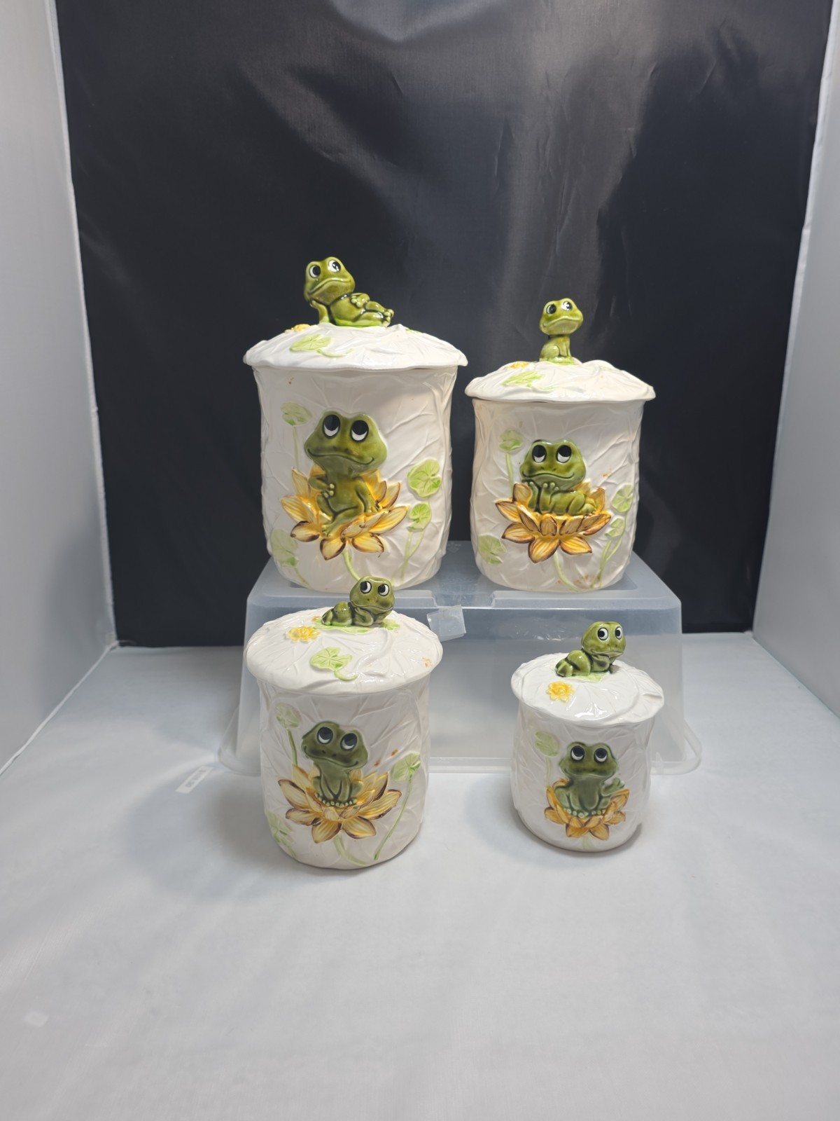 Vintage 1976 Neil the Frog Sears Roebuck Ceramic Creamer Pitcher Japan