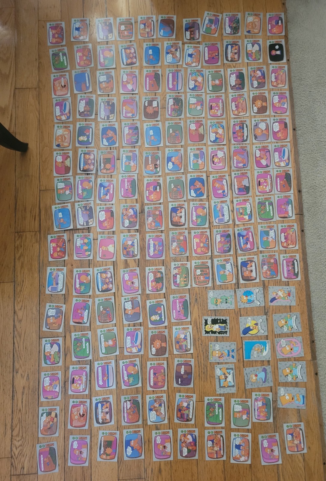 Topps 1990 Simpsons Huge Lot 160 Cards