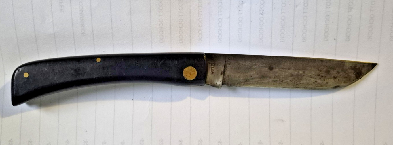 Vintage 1960\'s Case XX 2138 USA Sodbuster Pocket Knife Single Blade