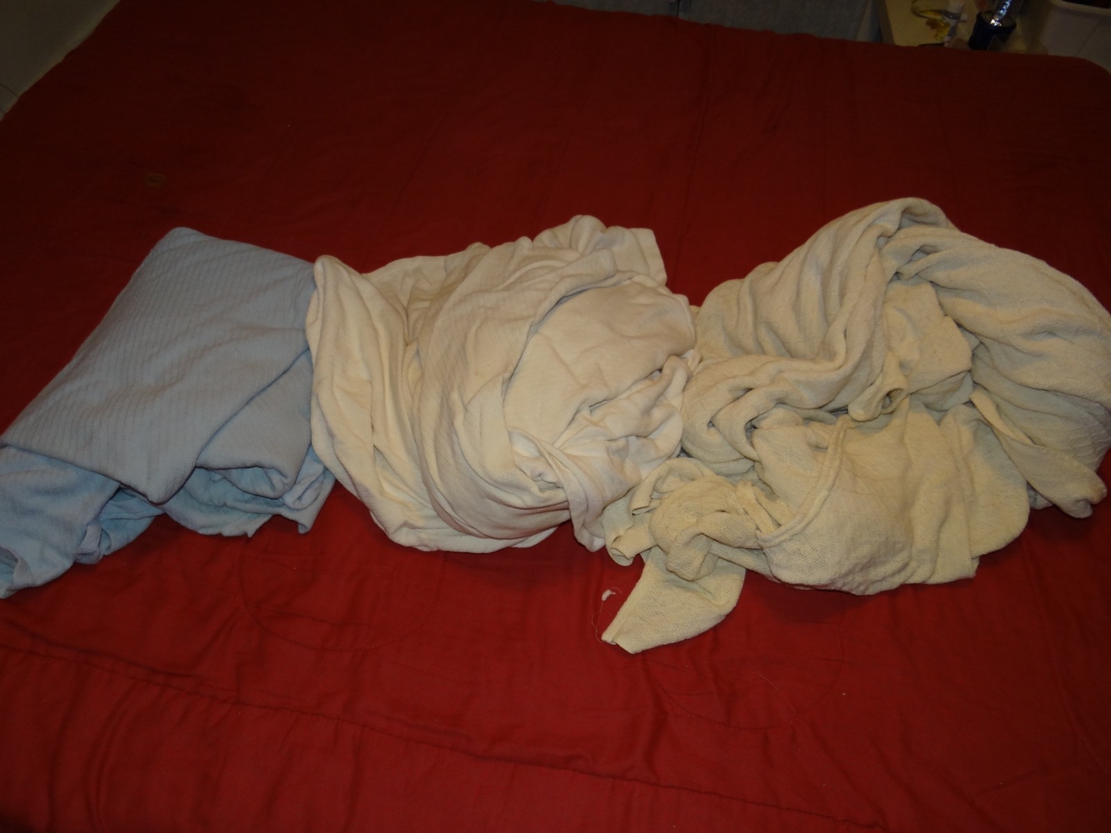 Estate Sale Lot 3 Large Cotton Blankets