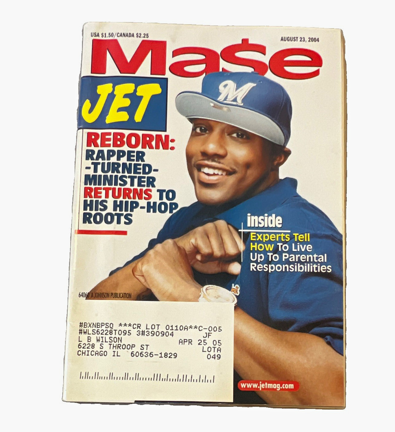 JET Magazine Aug 23, 2004 Mase Cover Black Americana Ownership History N/A