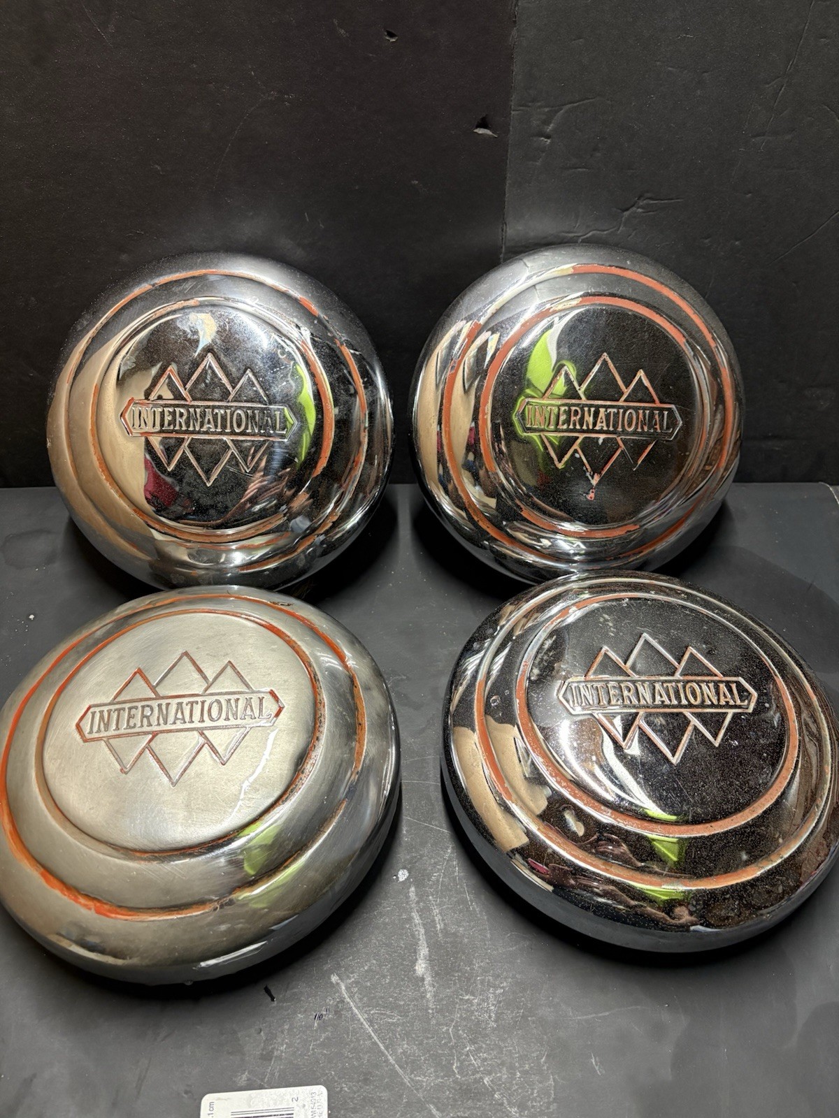 1940’s International Harvester K9 Center Caps.