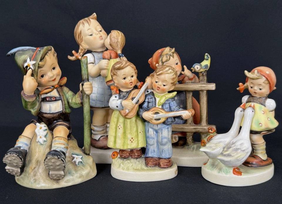 Vintage Goebel Hummel Lot Of 5: 112 3/0, 82/0, 305, 204 TMK2, 476