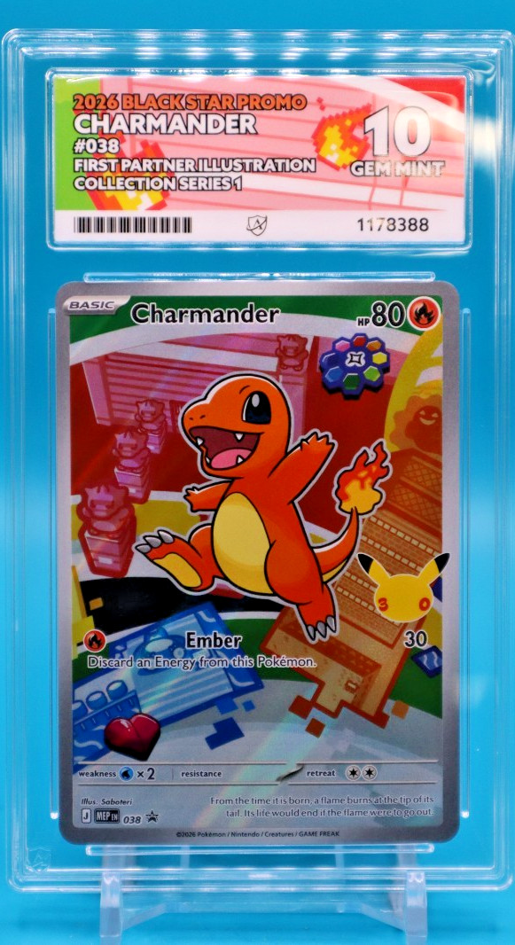 Charmander - MEP #038 - ACE 10 - First Partner Illustration Collection Series 1 Charmander - MEP #038 - ACE 10 - First Partner Illustration Collection Series 1