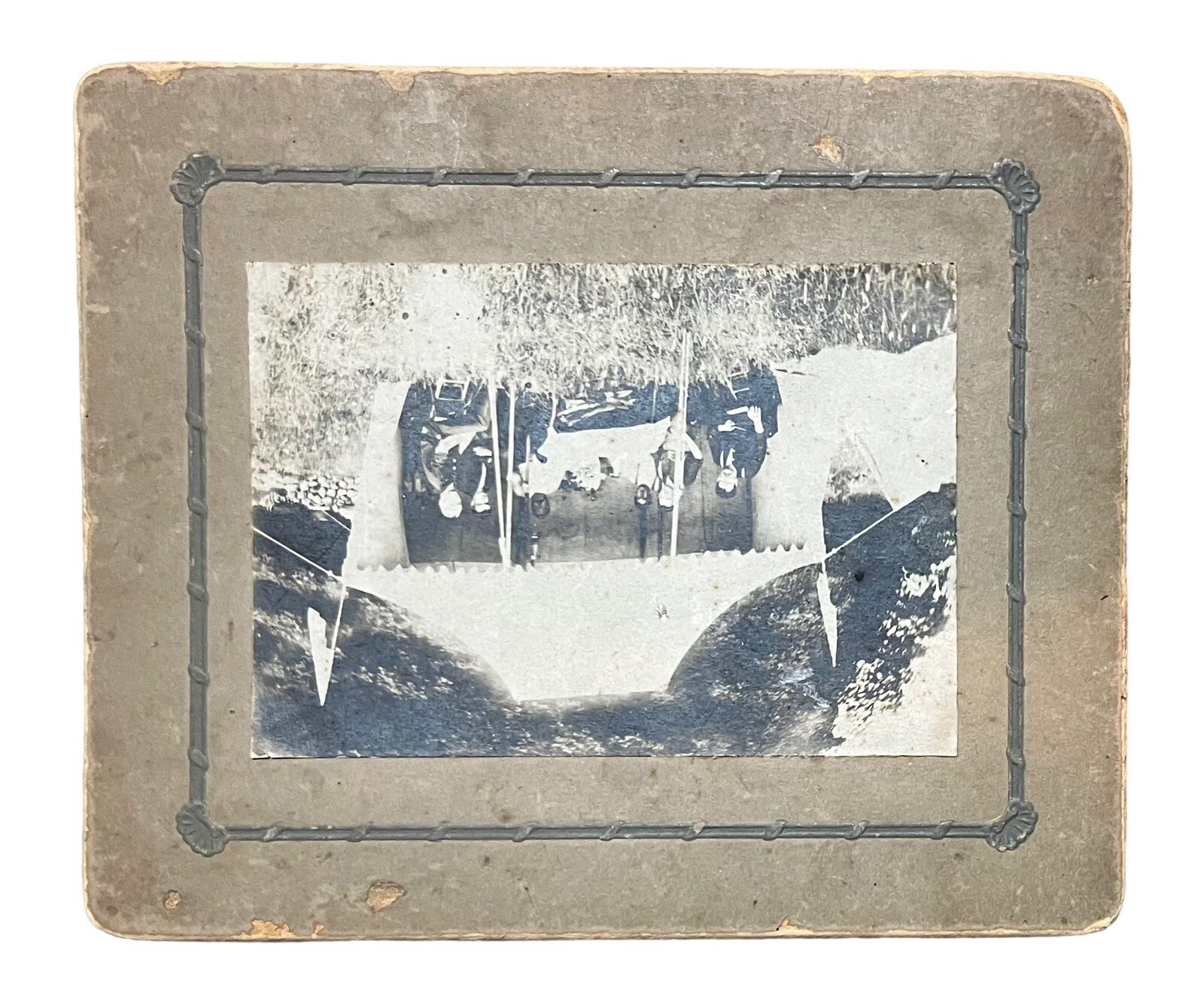 Antique 1890\'s Hart\'s Point Galway New York 1st Division Cabinet Photo Early