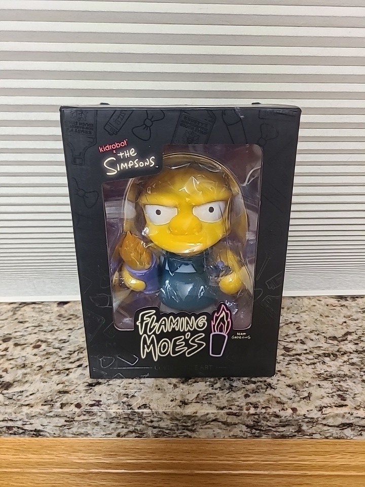Kidrobot - The Simpsons  Flaming Moe’s  - Limited Edition Figure