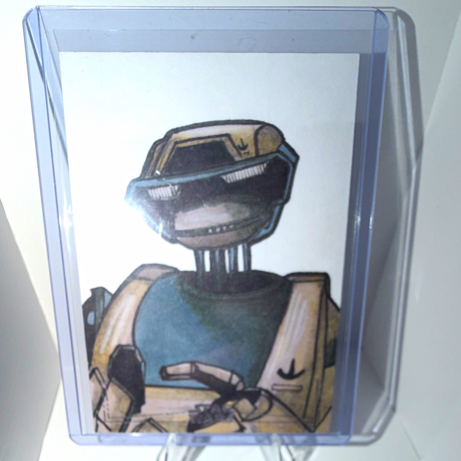 2026 Topps Chrome Star Wars Rees Finny Artist Sketch Card T-series Droid