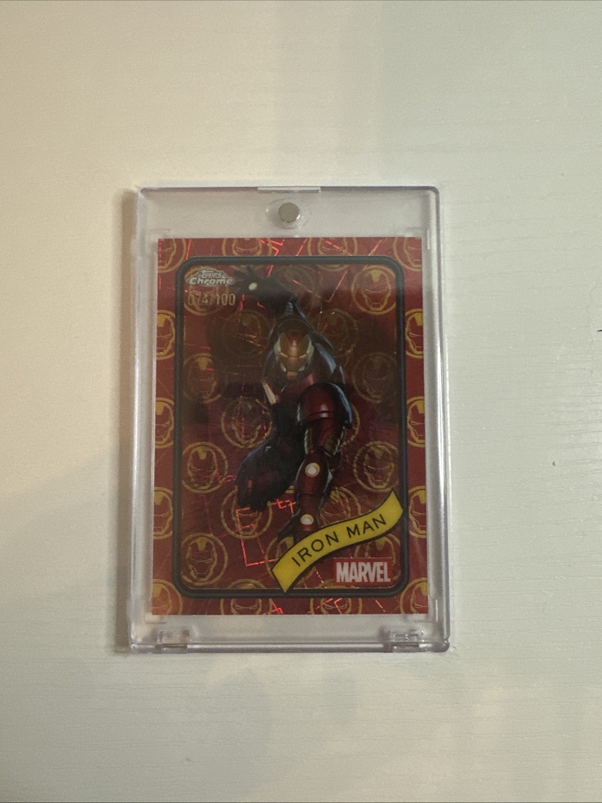 2025 Topps Chrome Marvel Iron Man Parallel /100 #1