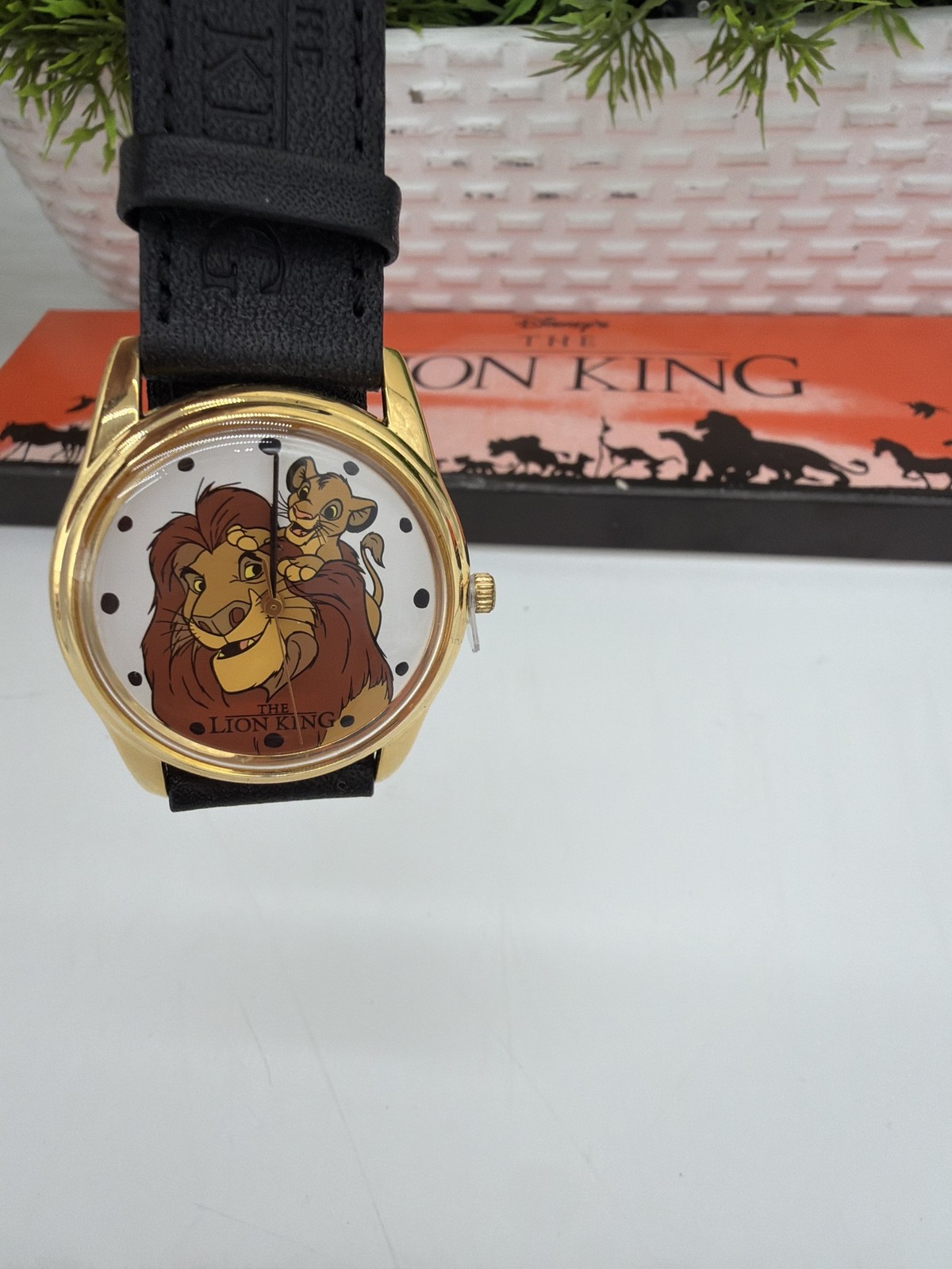 Vintage 1994 Disney Lion King Kodak Promotion Watch Simba Mufasa New in Box