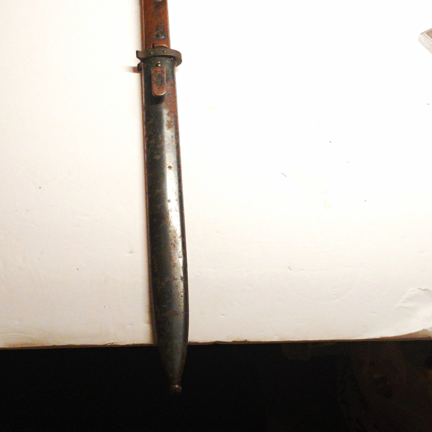 ​​​Vintage Czech VZ-24 Mauser Bayonet & Scabbard CSZ Matching Markings WW2 Era