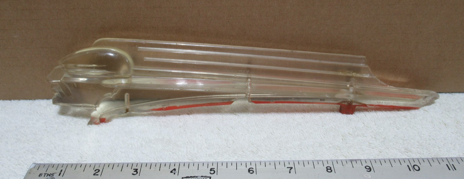 VINTAGE ~ 1940-41 PONTIAC LUCITE HOOD INSERT