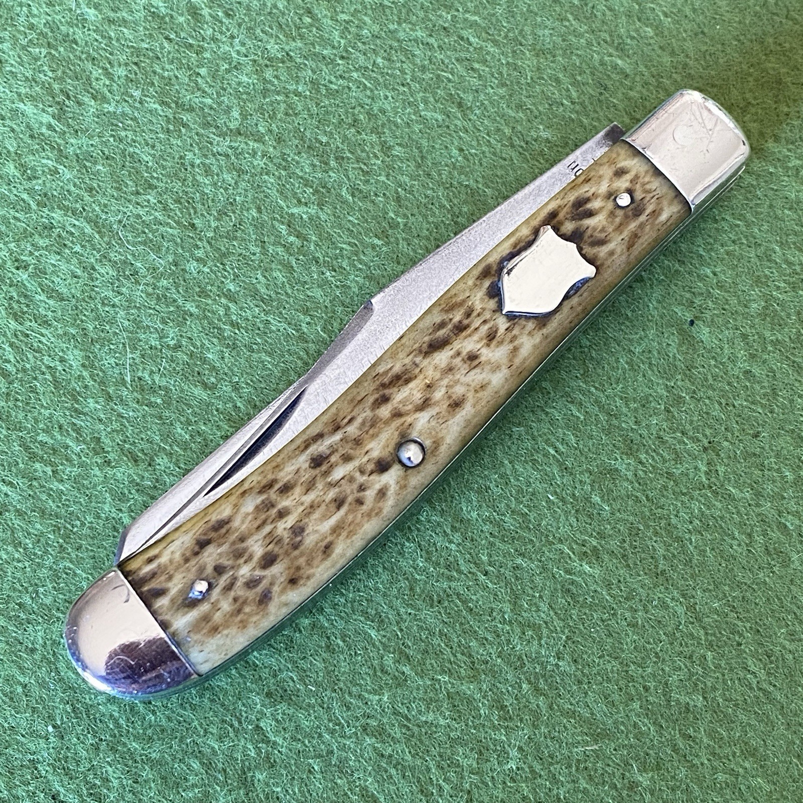 Old Vintage Camillus High Carbon Steel Trapper Jack Pocket Knife