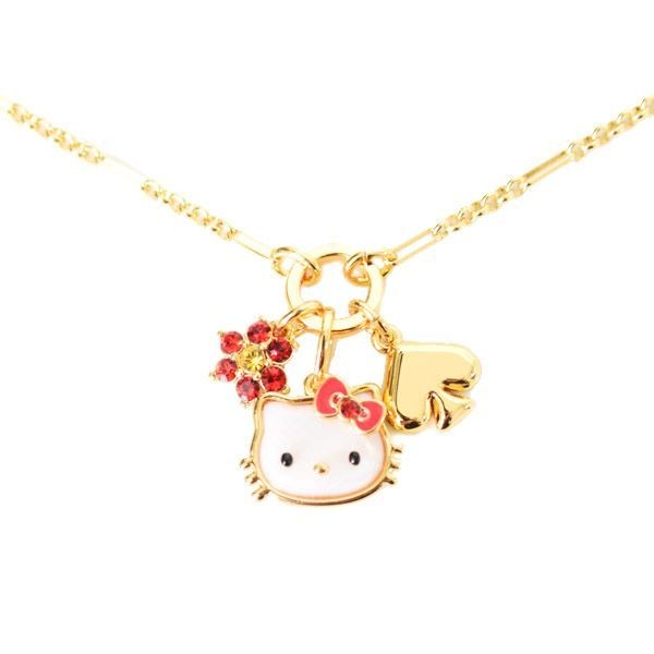 Kate Spade New York Hello Kitty 50th Anniversary Jewelry Necklace NEW Ribbon