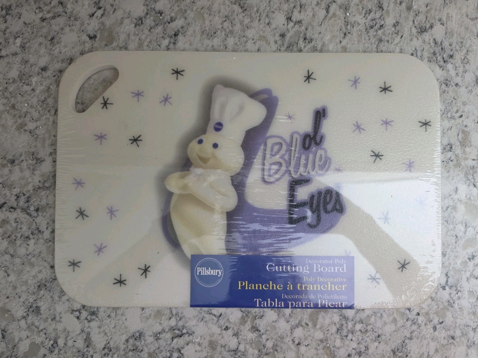 Sealed Pillsbury Doughboy Poppin Fresh Ol\' Blue Eyes Cutting Board 2007 SEALED
