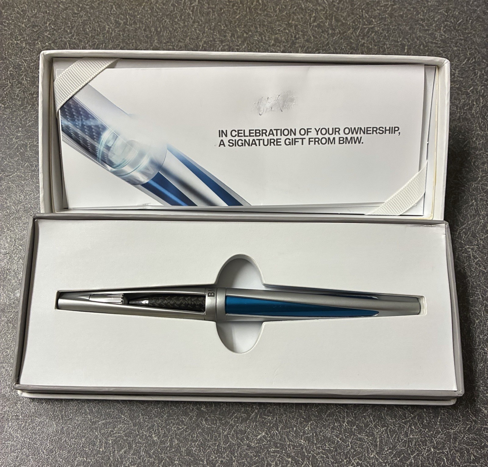 BMW Titanium M Series Ballpoint Pen Owners Gift w/ Presentation Box