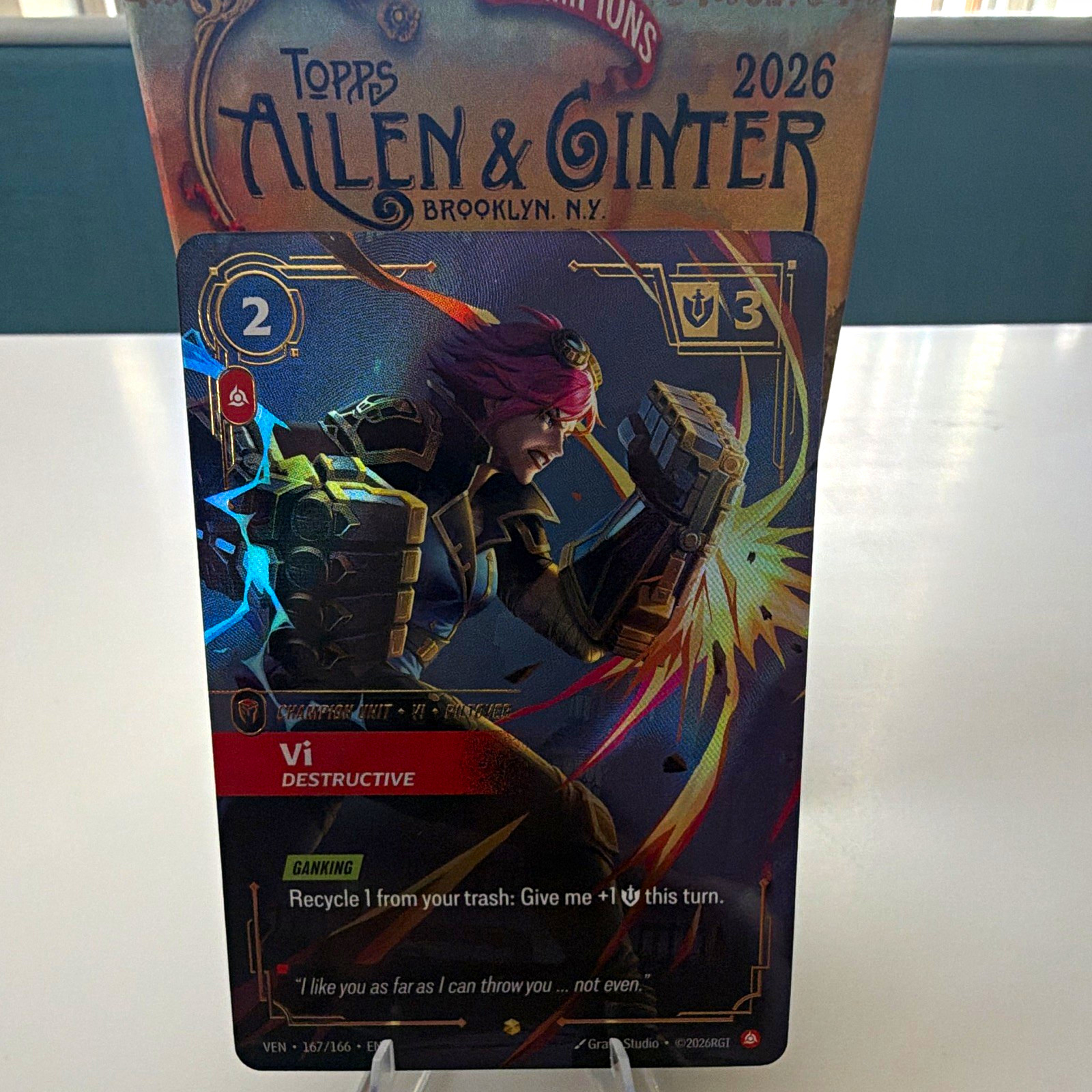 2026 riftbound Vi Destructive Card overnumber VEN-167/166