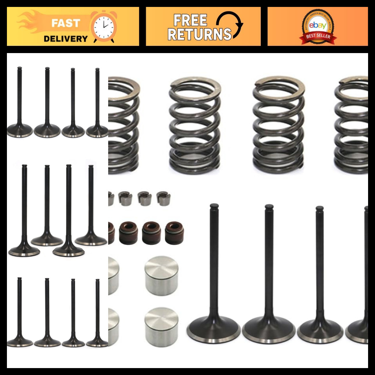 Engine Intake Exhaust Valves Lifters for Suzuki LTZ400 LT-Z400 2003-2013