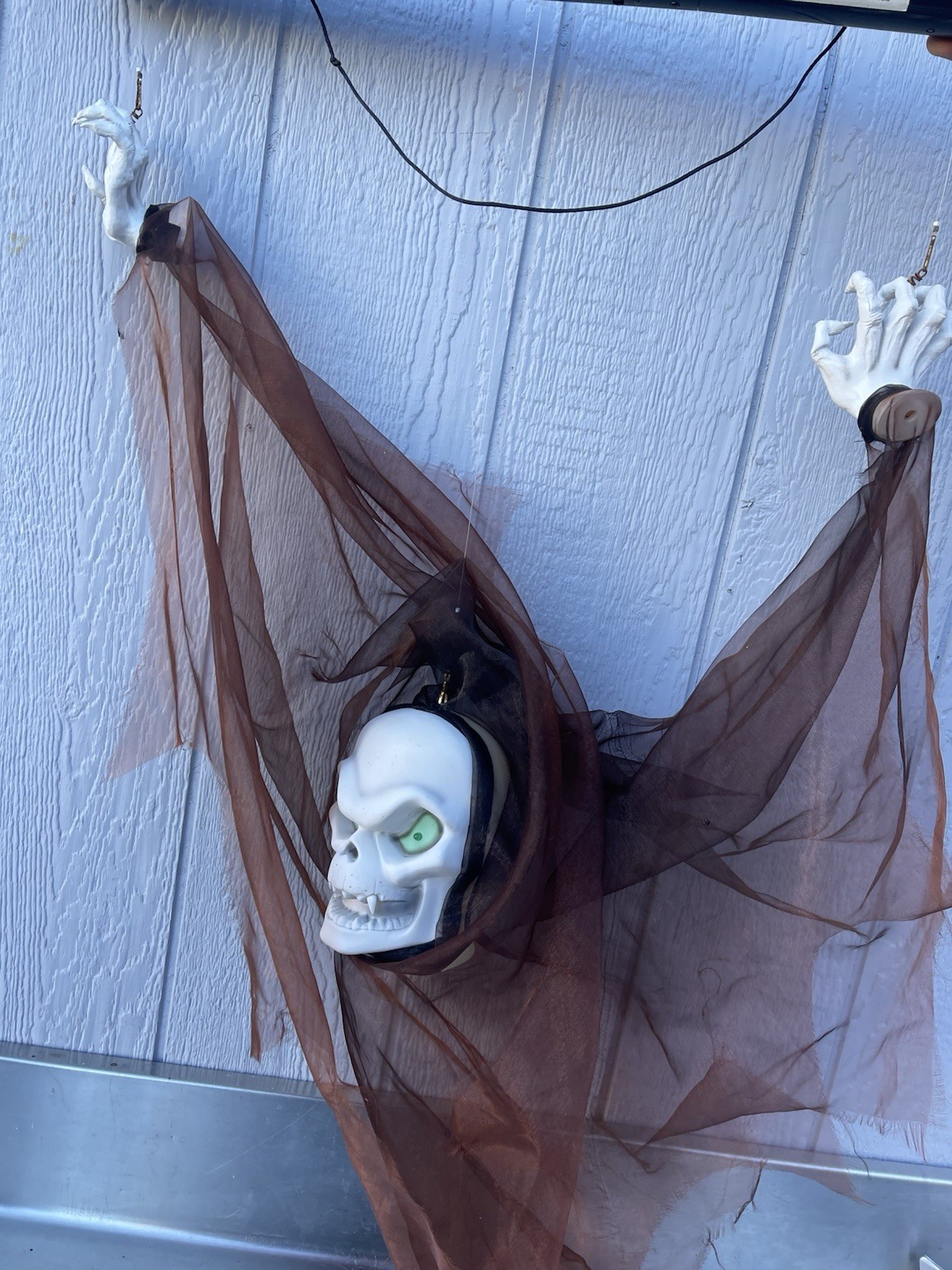 Gemmy Floating Ghost Grim Reaper Animated For Parts