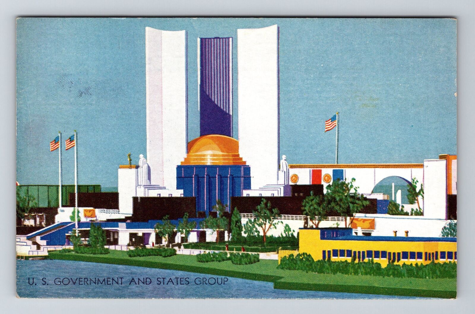 IL-Illinois, U.S Government & States Group, Exterior, Vintage Postcard
