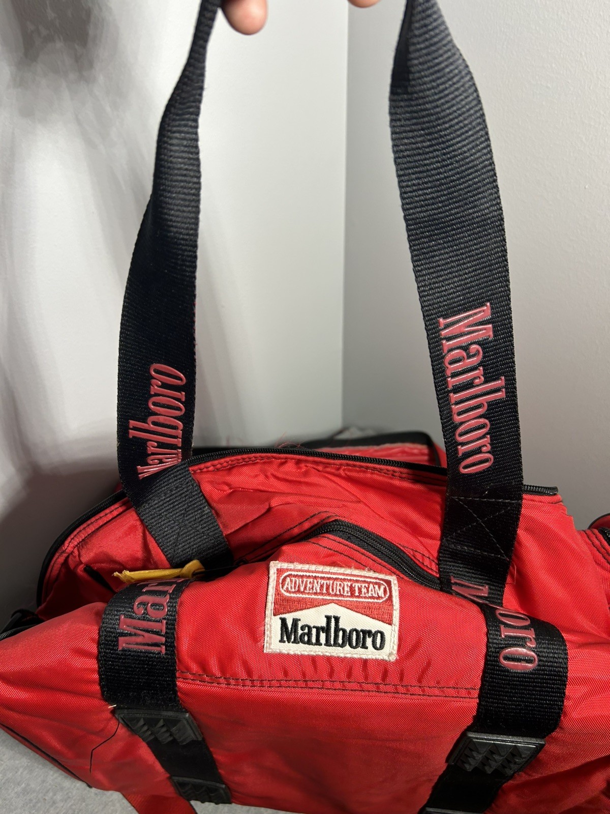 Marlboro Vintage 1992 Adventure Team Lizard Rock Insulated Cooler Duffle Bag