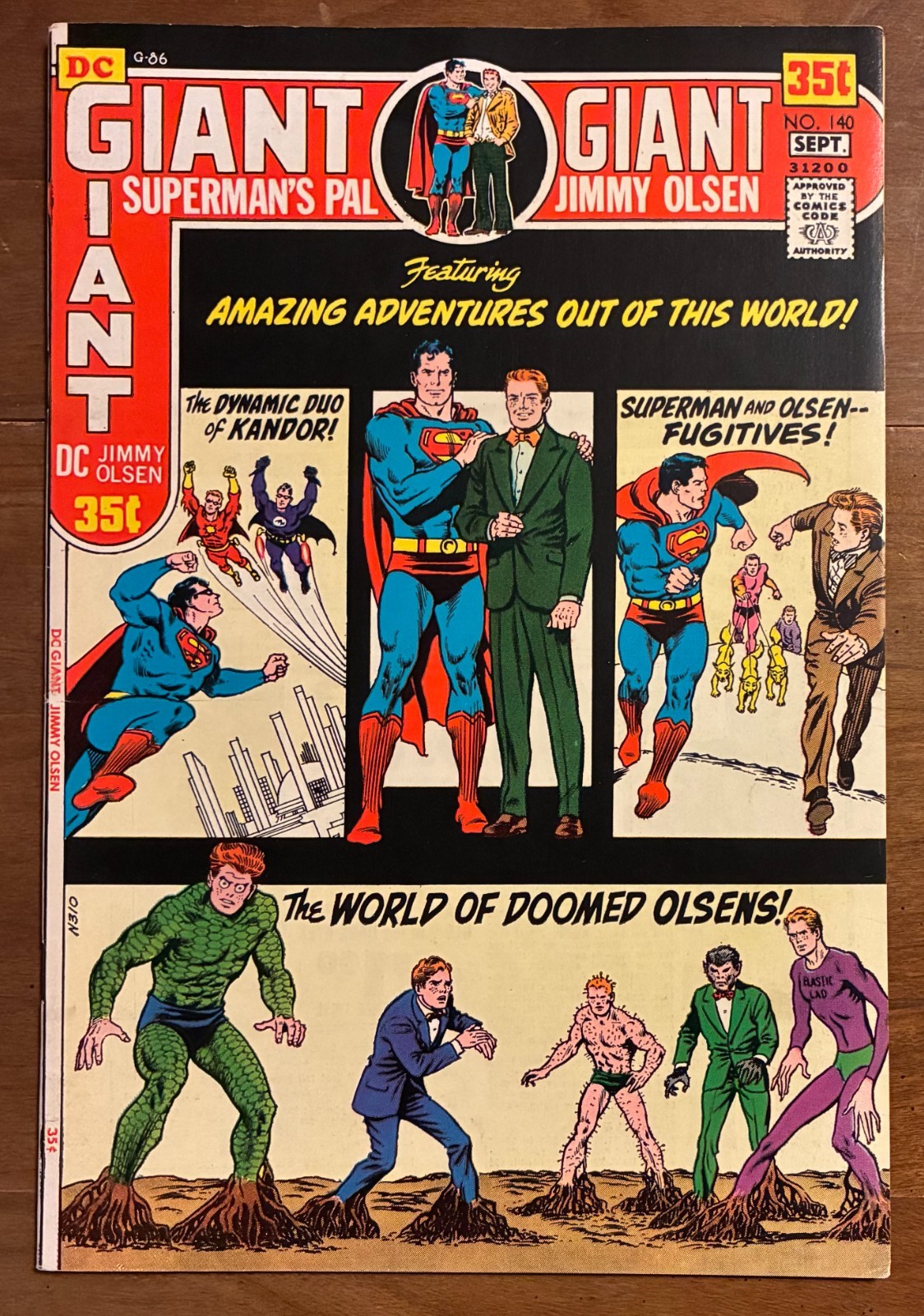 Superman's Pal Jimmy Olsen #140 DC 1971 68-Page Giant G-86 High Grade