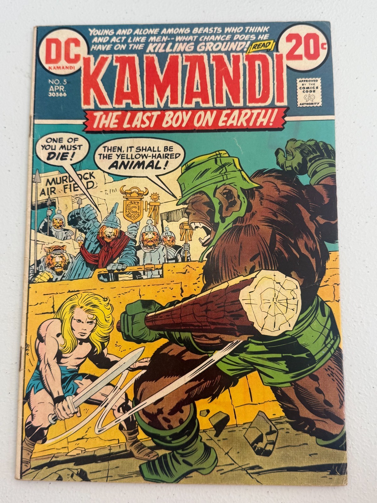 KAMANDI DC Comics No. 5 Apr 1973 The Last Boy on Earth