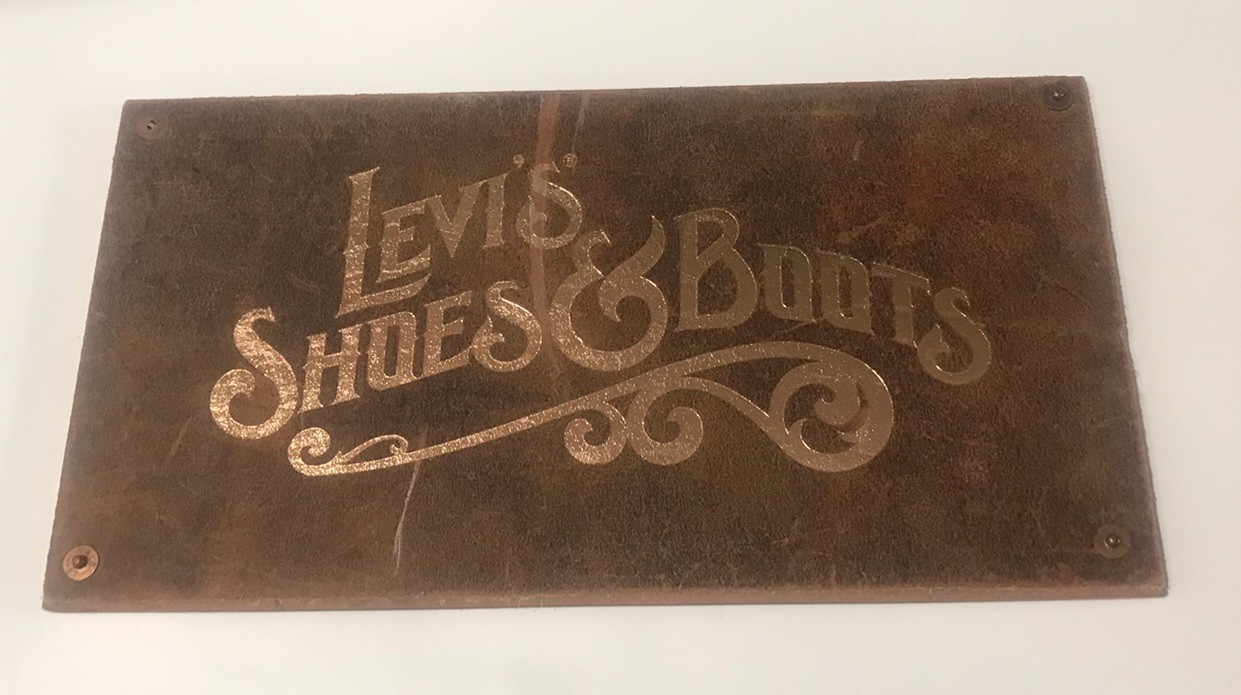 Levi Strauss Advertising Sign Rare Vintage 70s Store Display Jeans Levi’s Boots Levi Strauss Advertising Sign Rare Vintage 70s Store Display Jeans Levi’s Boots