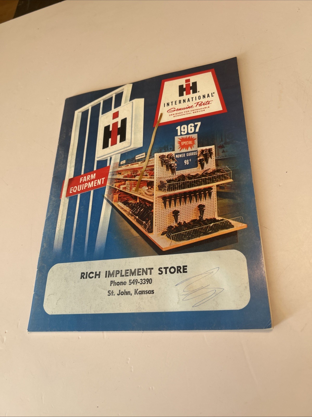 International Farm Equipment Harvester Buyers Guide From 1967 Brochure VERY RARE