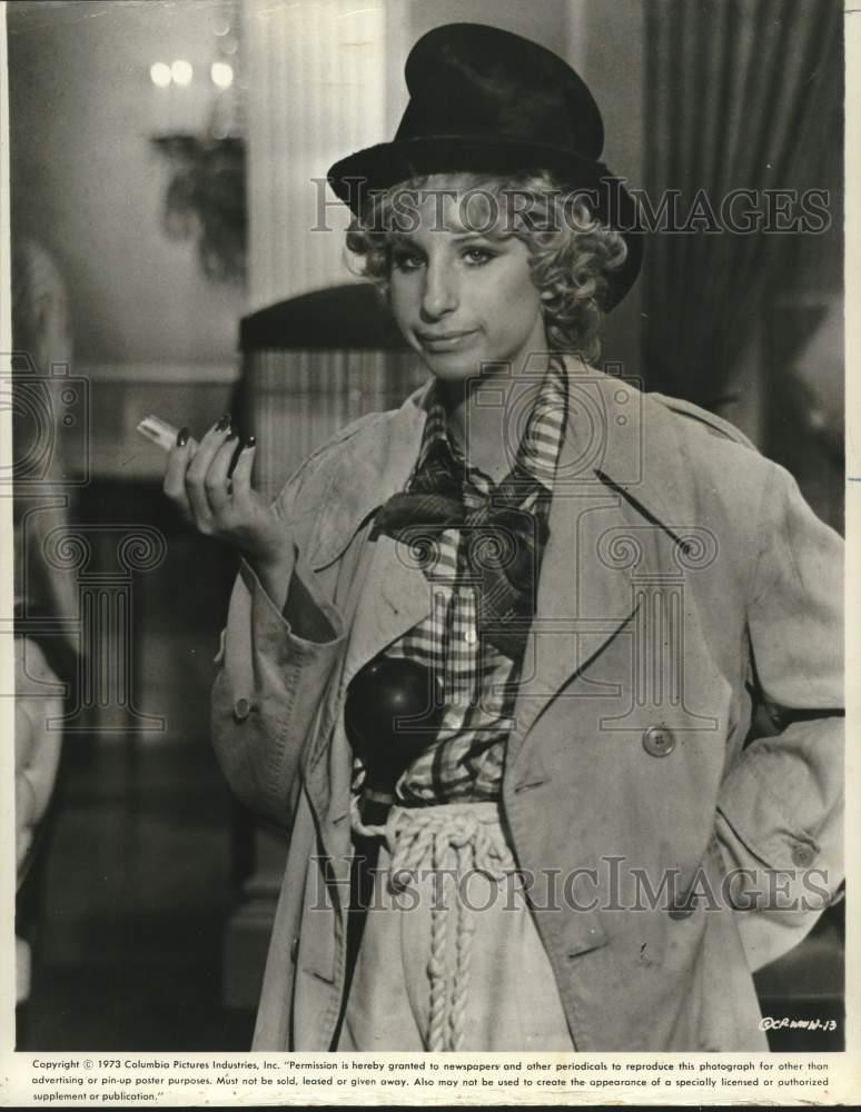 1973 Press Photo Barbara Streisand stars in \