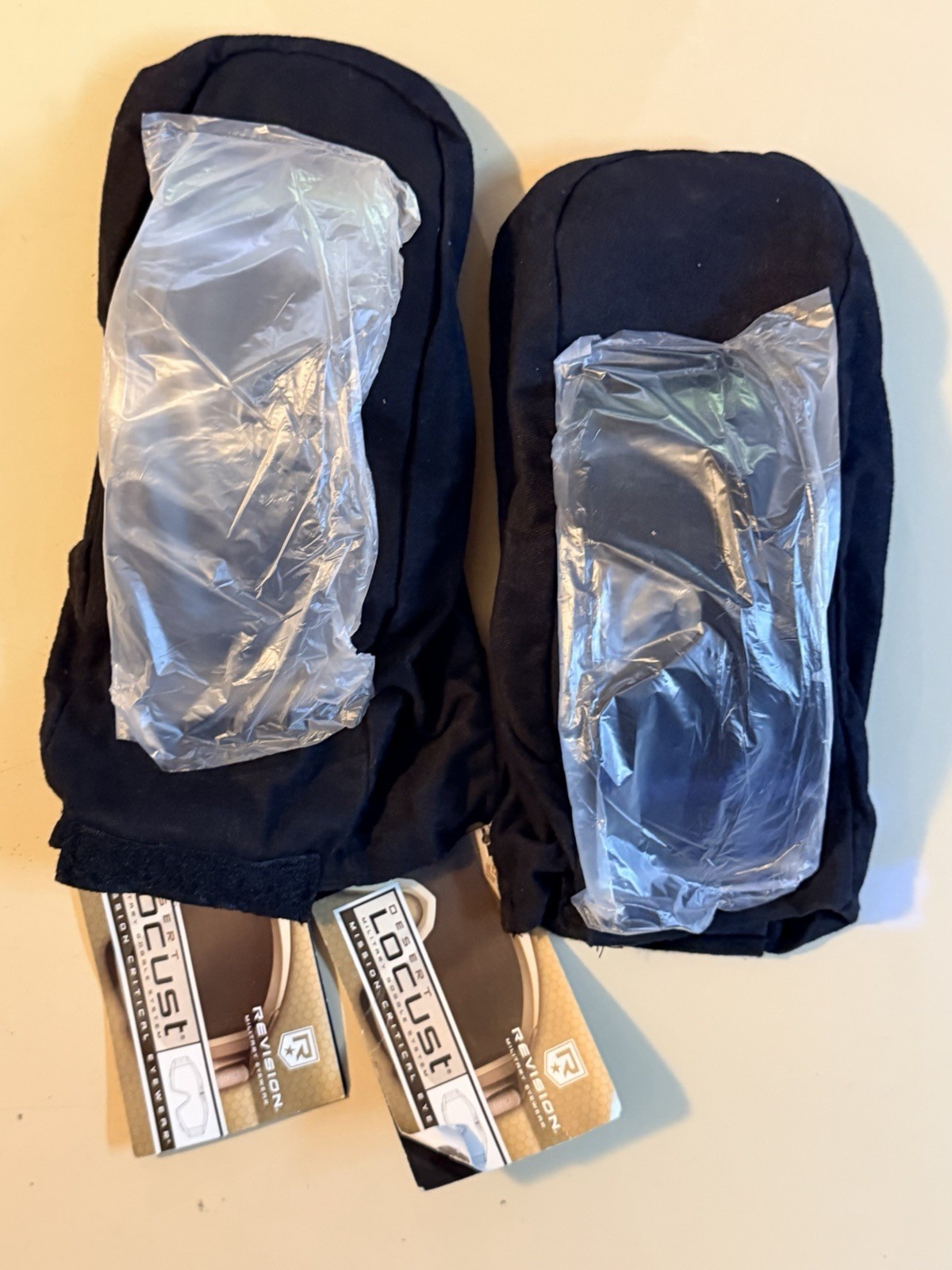 ESTATE FIND (2) Revision Desert Locust Goggles Len Military NWT Clear & Dark
