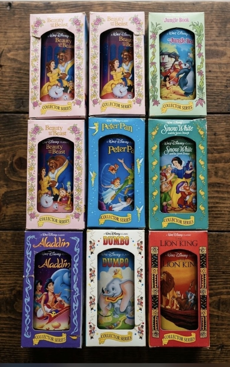 Set of Disney\'s 1994 Vintage Collector Cups