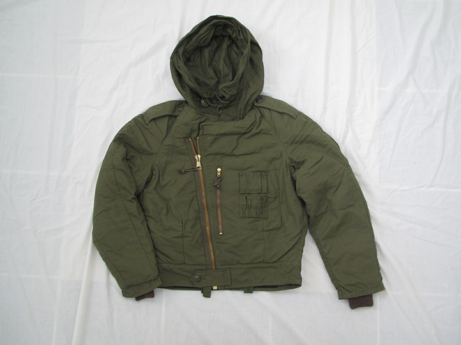 New Rare Canadian Armed Forces AFV Tanker Jacket OG-107 Motorcycle Small Long