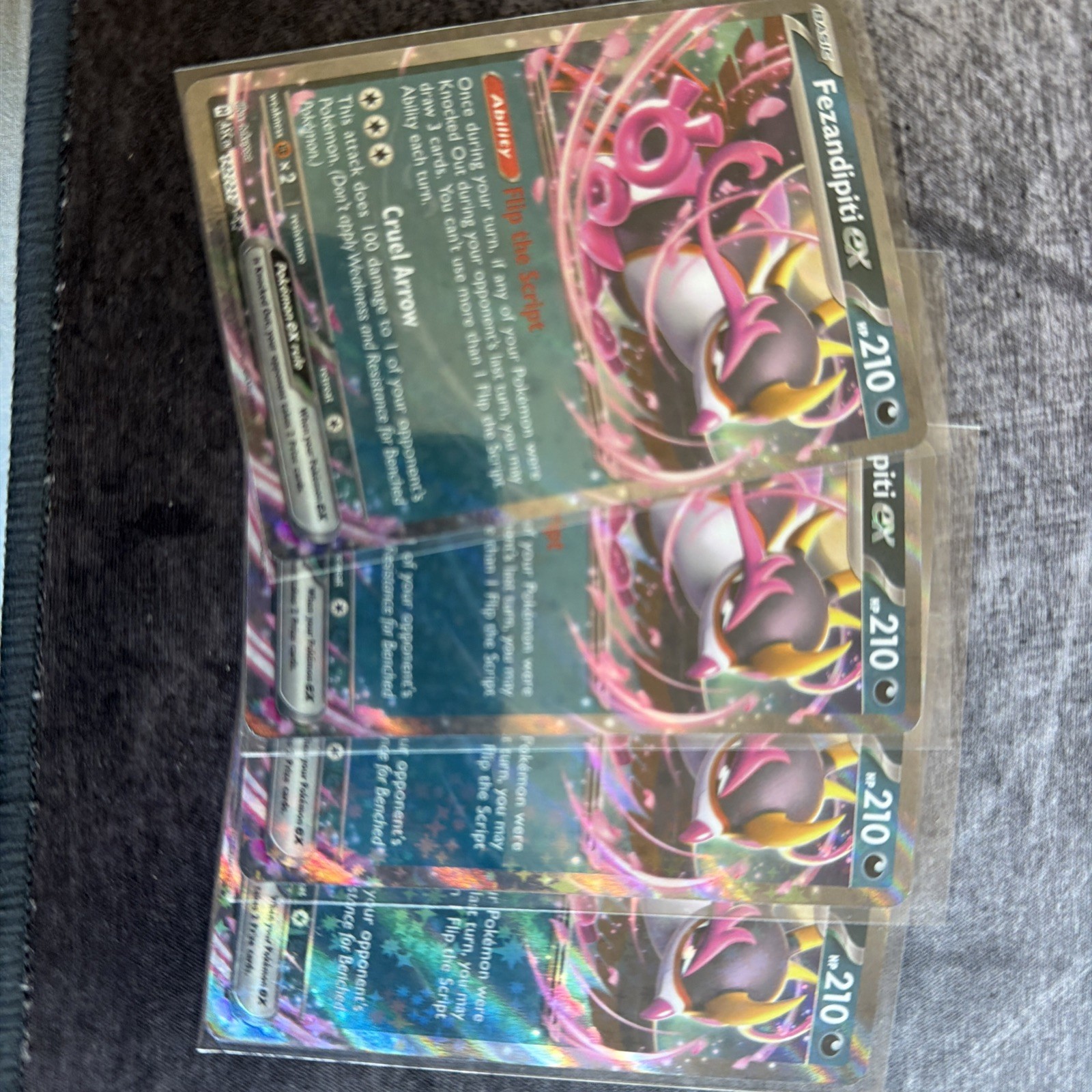 2026 Pokemon Ascended Heroes Fezandipiti Ex (Lot of 4 2026 Pokemon Ascended Heroes Fezandipiti Ex (Lot of 4