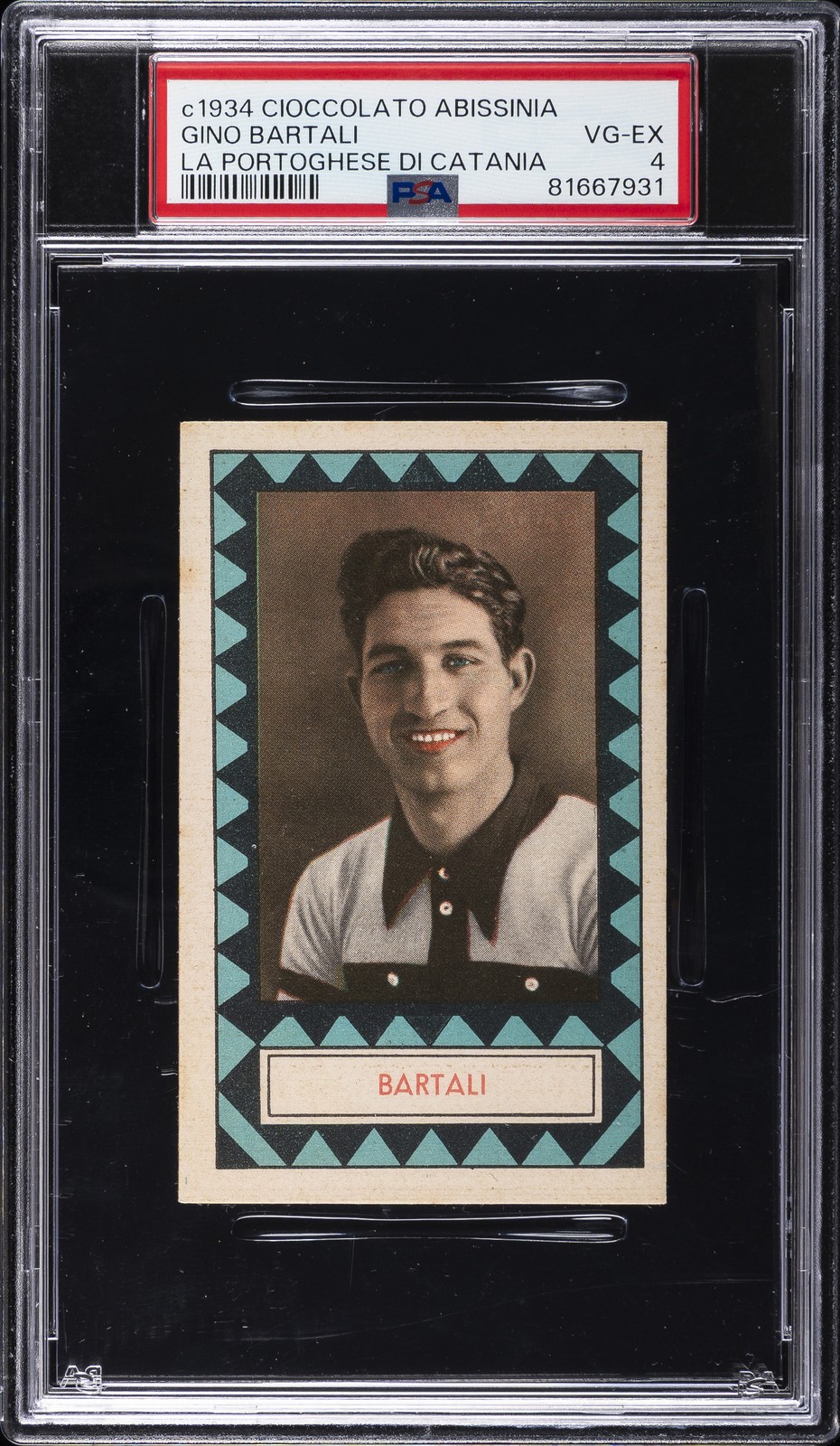 C1934 CIOCCOLATO ABISSINIA LA PORTOGHESE DI CATANIA GINO BARTALI PSA 4