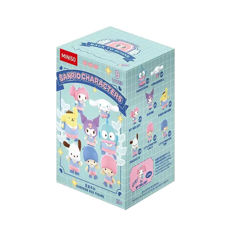 Miniso x Sanrio Characters Back to School Series Blind Box AUTHENTIC