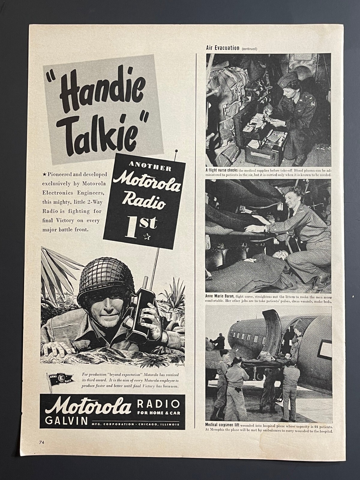 1944 Motorola Radio \