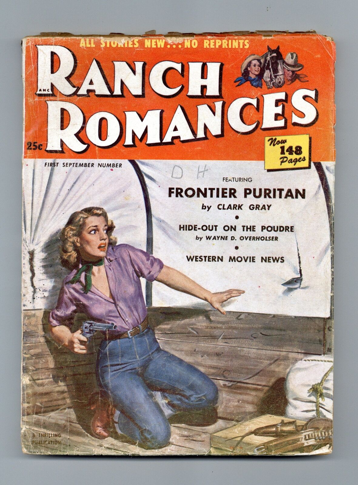 Ranch Romances Pulp Sep 1952 Vol. 173 #4 GD