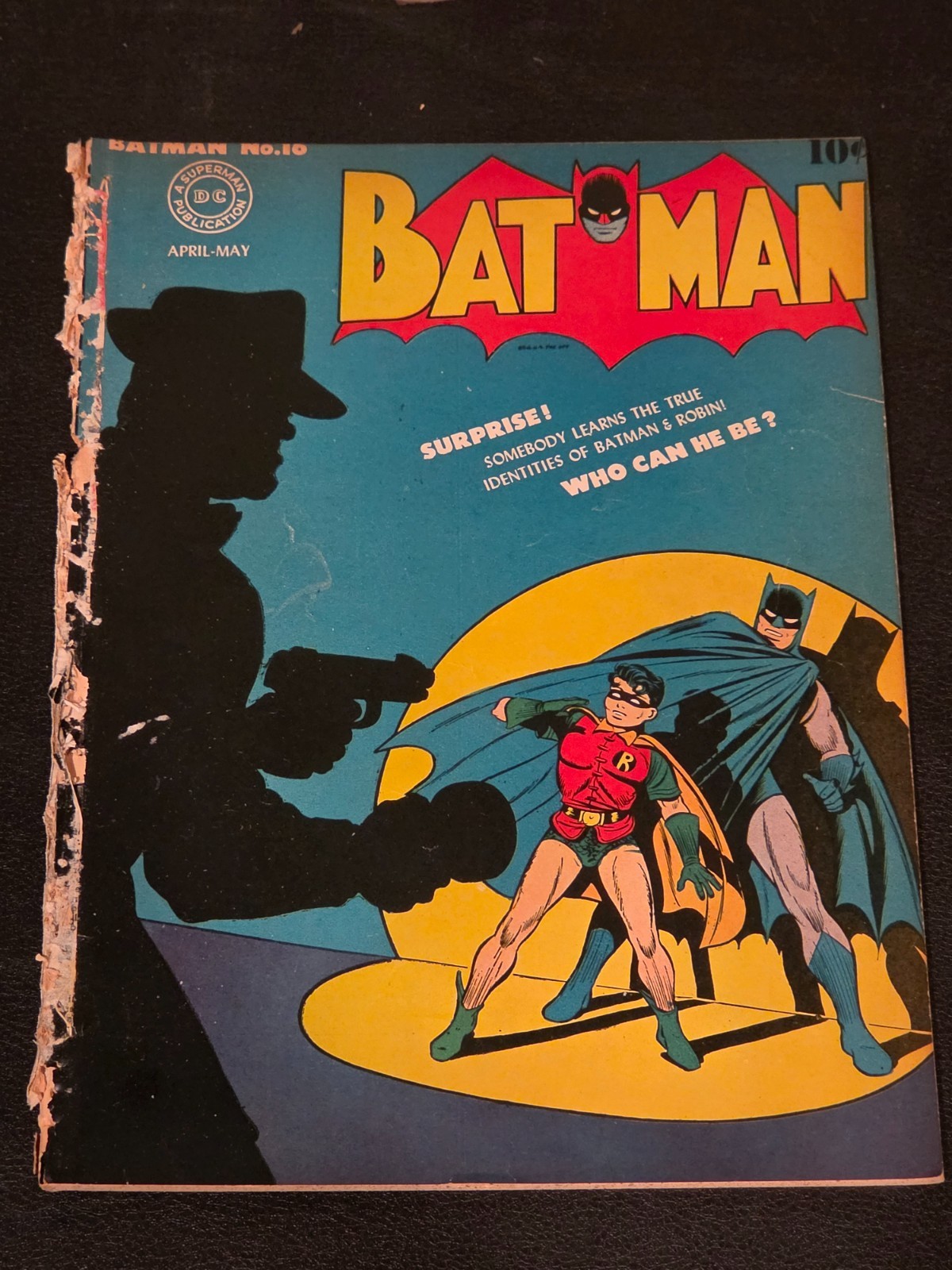 1943 D.C. Comics Batman 16 Complete 1st Appearance of Alfred