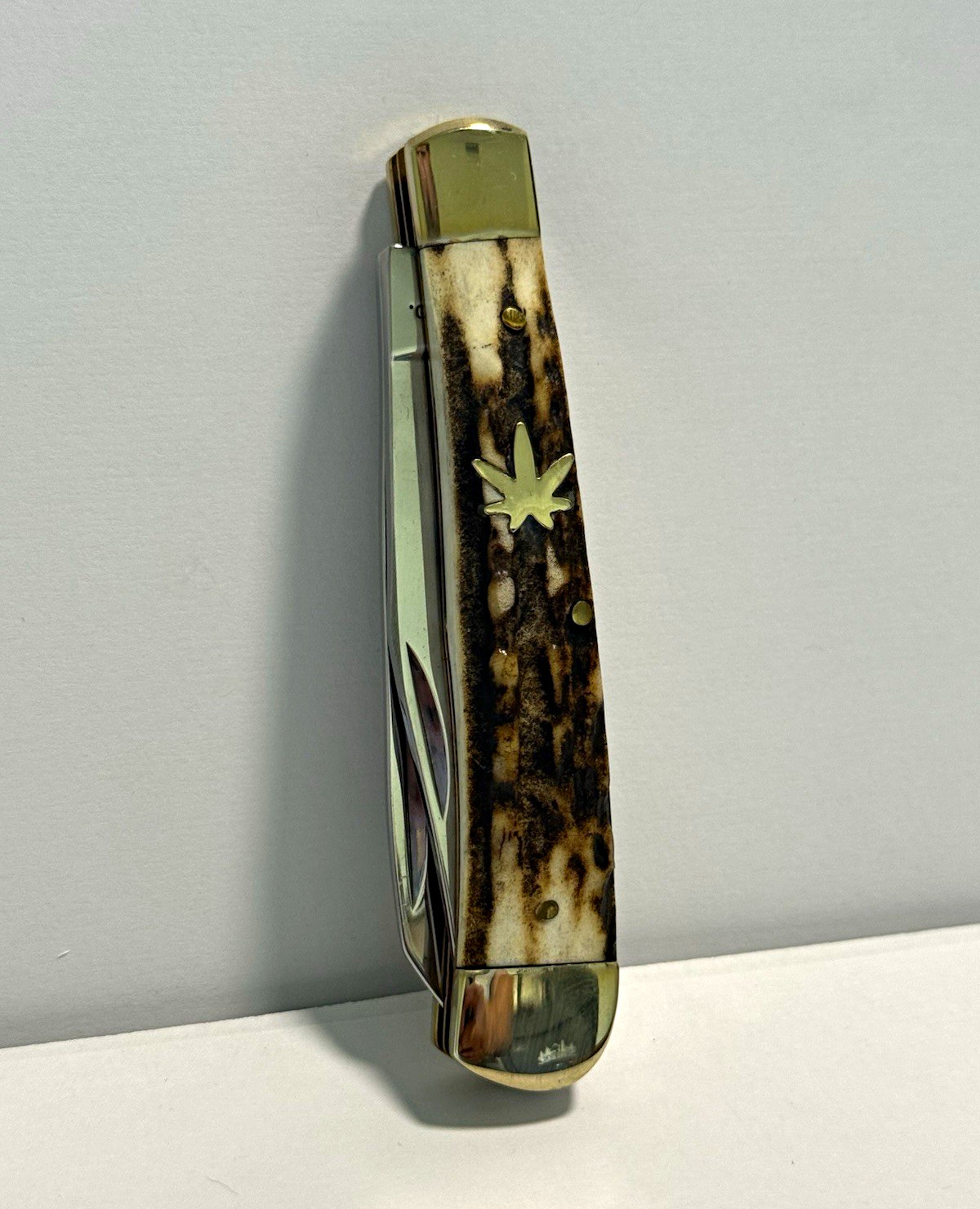 Weed & Co. Stag Trapper Slipjoint Pocketknife 2-Blade Stag/Antler Stainless 2021