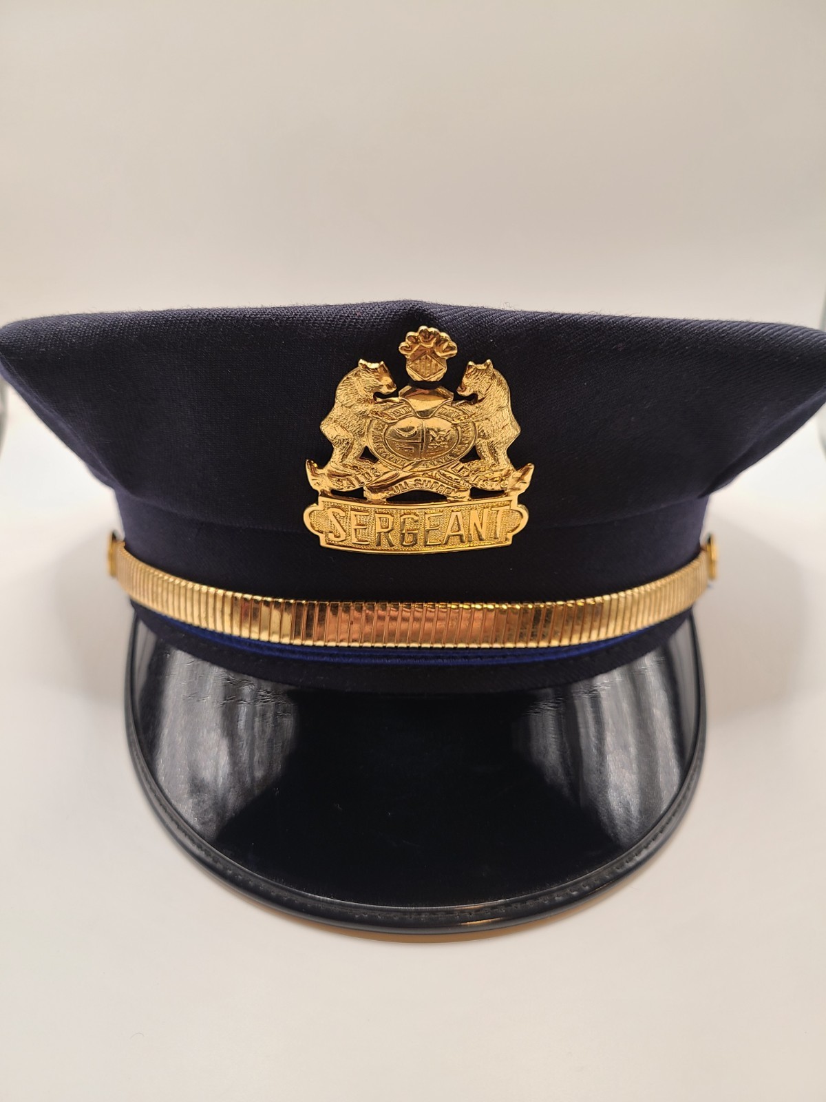Vintage St Louis Police Sergeant Cap Hat - Major Uniform Co Missouri