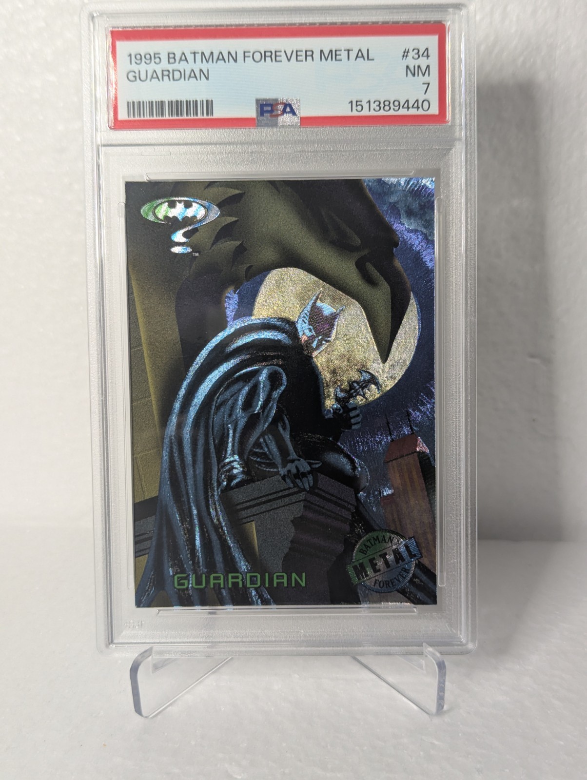 1995 Fleer, Batman Forever Metal, #34 Guardian