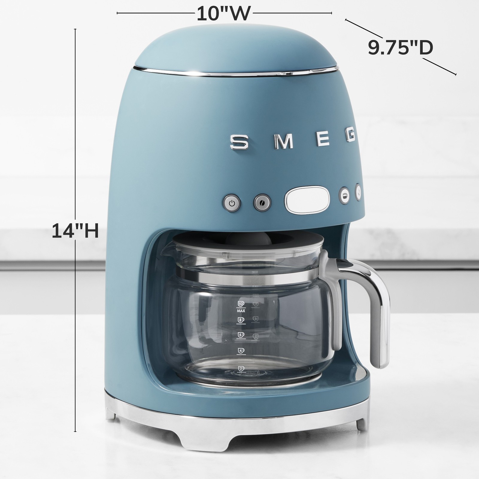 SMEG Drip Coffee Maker, 10-Cup