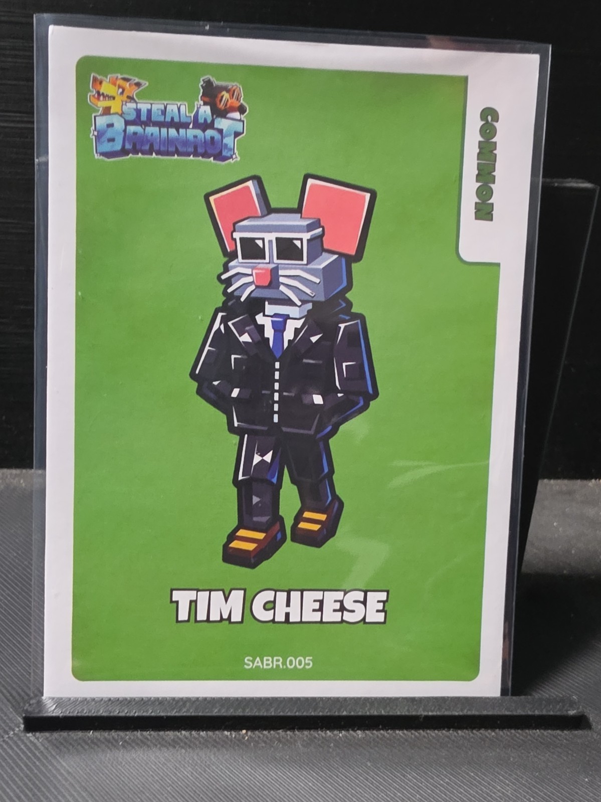 Steal a Brainrot Tim Cheese SABR.005 Common 2026 Spyder Games Trading Card