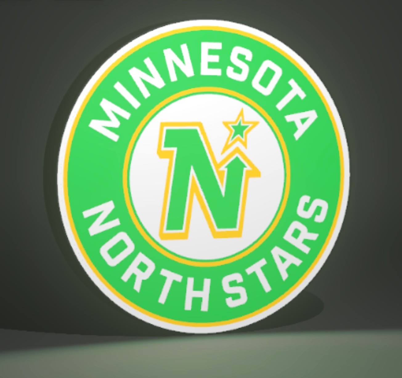 MINNESOTA NORTH STARS LED SIGN LIGHT BOX LARGE 12.25\
