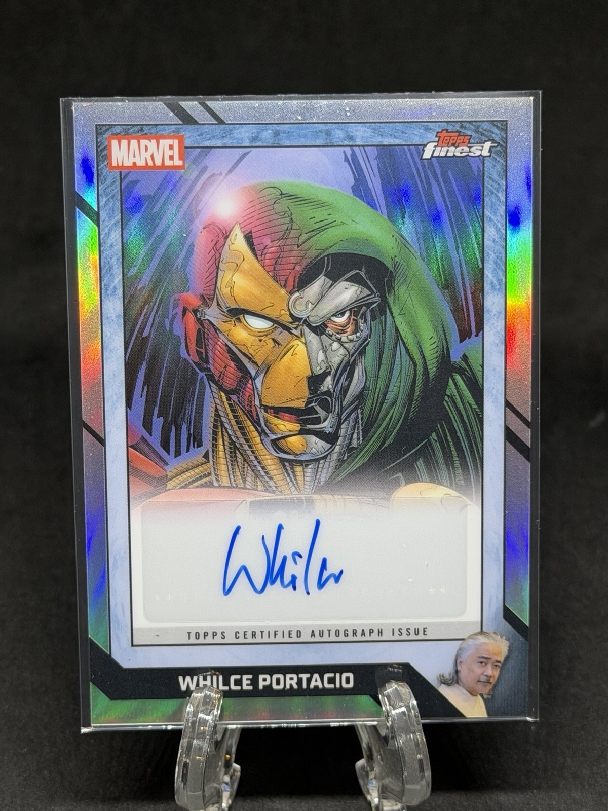 Dr Doom 2026 Topps Finest Fantastic Four Whilce Portacio #CB-WP Auto Iron Man🔥