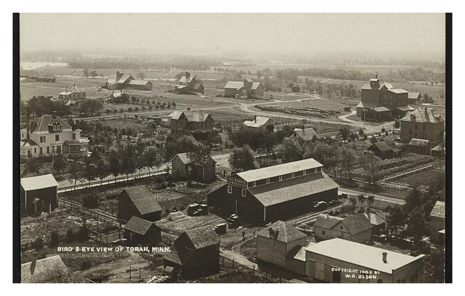 Torah Minnesota Bird\'s-Eye View Standard Postcard